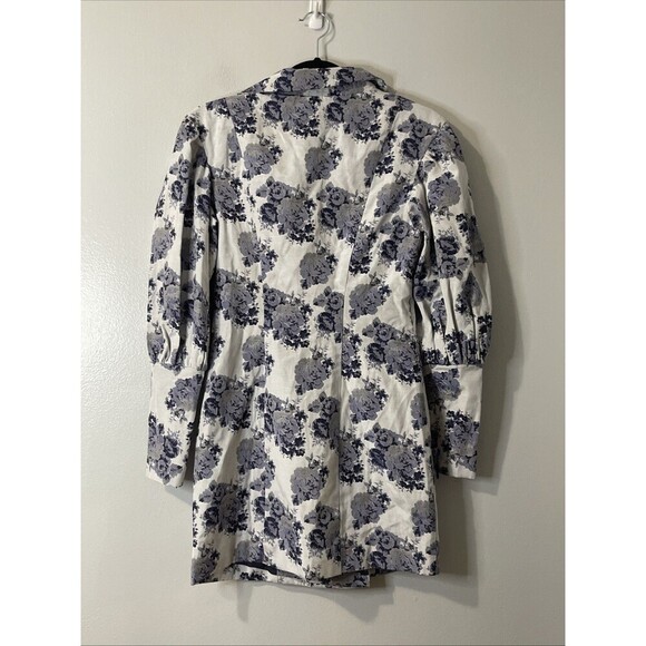 MAJORELLE Floral Donnie Mini Blazer Dress Size Small Blue NEW Party Garden - Picture 6 of 12
